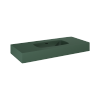 Elita DIMPLE Umywalka 100 ścienna MARMUR FOREST GREEN MATT 168864 / RE041000027010